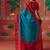 Bandhani zari poly georgette bandhani saree
