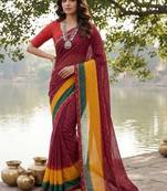 Bandhani pure georgette bandhani saree