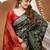 Bandhani silk blend fusion bandhani saree