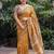 Ethnic motifs printed bandhani saree