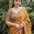 Ethnic motifs printed bandhani saree