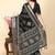 Floral printed cotton silk bandhani saree