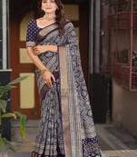 Bandhani printed bandhani saree