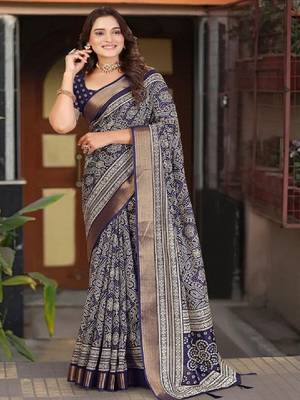Bandhani printed bandhani saree 2