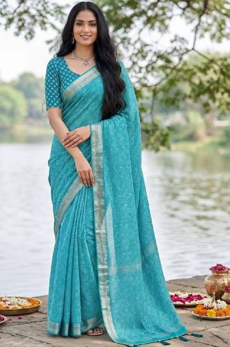 Leheriya pure georgette leheriya saree