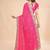 Woven design embroidered poly georgette heavy work leheriya saree