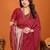 Printed patta border saree