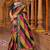 Leheriya silk blend leheriya saree