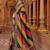 Leheriya silk blend leheriya saree