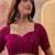 Embroidered saree with unstitched blouse piece