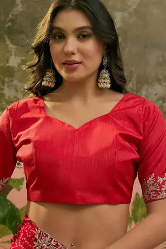 Bandhani printed sarees