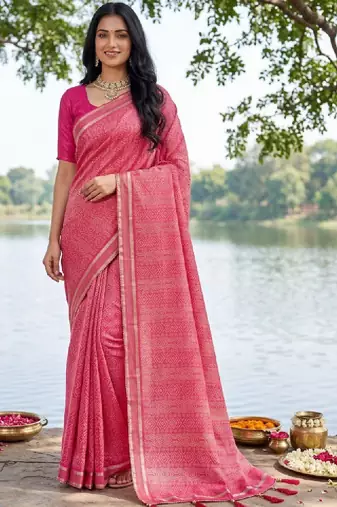 Leheriya pure georgette leheriya saree