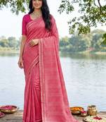 Leheriya pure georgette leheriya saree