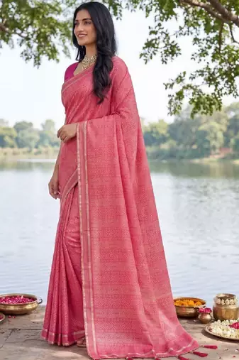 Leheriya pure georgette leheriya saree