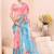 Women floral pure georgette leheriya saree