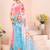Women floral pure georgette leheriya saree