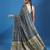 Tie-dye printed bandhani saree with plain border & unstitched blouse