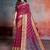 Woven design zari art silk leheriya saree