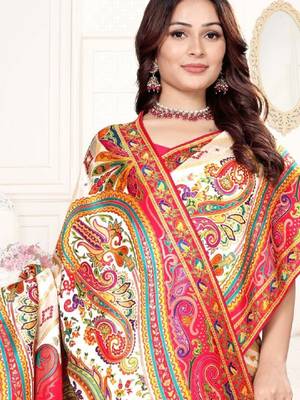 Paisley silk blend saree 2