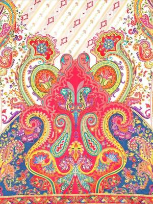Paisley silk blend saree 4