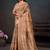 Floral zari silk blend leheriya saree