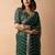 Leheriya printed saree with embroidered border
