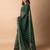 Leheriya printed saree with embroidered border