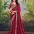 Bandhani embroidered poly georgette bandhani saree