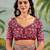 Bandhani embroidered poly georgette bandhani saree