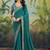 Ethnic motifs embroidered pure georgette heavy work bandhani saree