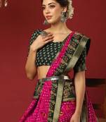 Bandhani pure georgette bandhani saree