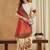 Bandhani mirror work pure georgette designer bandhani saree