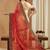 Bandhani mirror work pure georgette designer bandhani saree