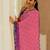 Ethnic motifs mirror work poly georgette bandhani saree