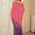Ethnic motifs mirror work poly georgette bandhani saree