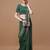 Printed embroidered bandhani saree