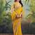 Bandhani embroidered poly georgette bandhani saree