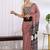 Striped silk blend leheriya saree