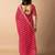 Leheriya embroidered poly georgette leheriya saree