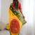 Womens georgette bandhani embroidered sarees