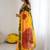 Womens georgette bandhani embroidered sarees