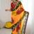 Womens georgette bandhani embroidered sarees