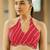 Red poly georgette sarees