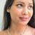 Gold plated pink stone beaded necklace