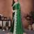Green silk blend embroidery saree whit blouse