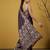 Purple silk blend printed woven design saree whit blouse