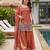 Women's Gorgeous Embroidery Work Fandy Silk Satin Fabric Straight Kurta Sharara and Dupatta Set