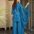 Women's Beautiful Embroidery Work Silk Fabric Straight Kurta Sharara and Dupatta Set