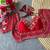 Red italian silk real mirror mumtaz cut blouse