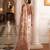silk blend floral digital printed saree for women with contrast printed pallu